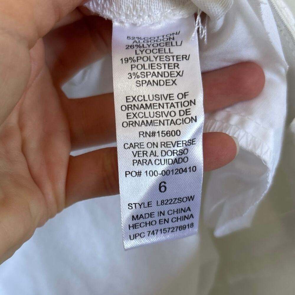 Wit & Wisdom NWT Absolution Slimming White Cuffed… - image 6